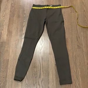 J Crew army green stretch pants size 4R